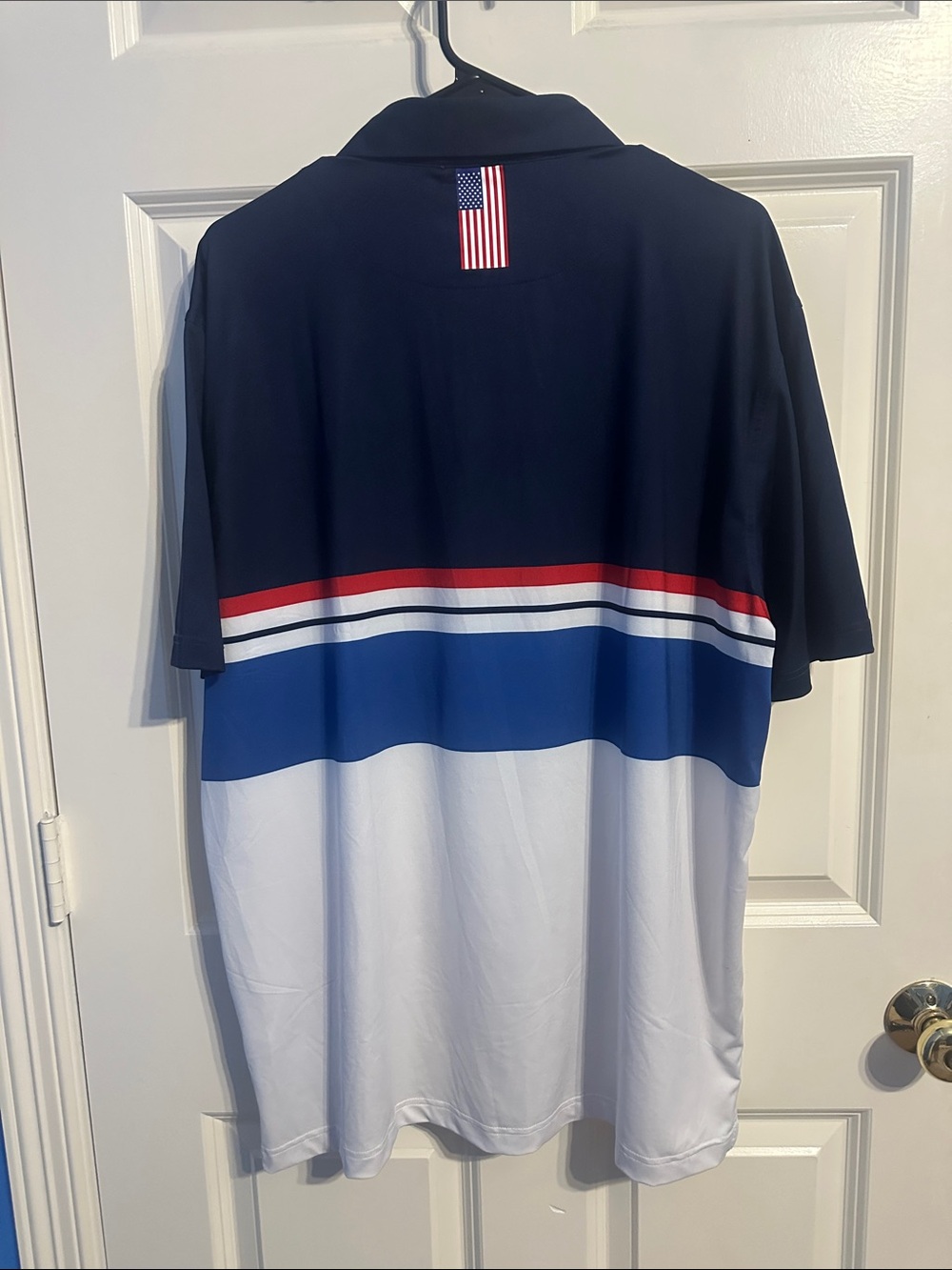 EUC Rhoback Men’s Striped American Polo XL - Picture 3 of 6